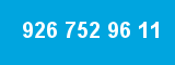926 752 96 11